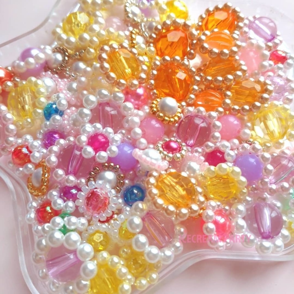 レトロ宝石 缶ミラー (75mm)