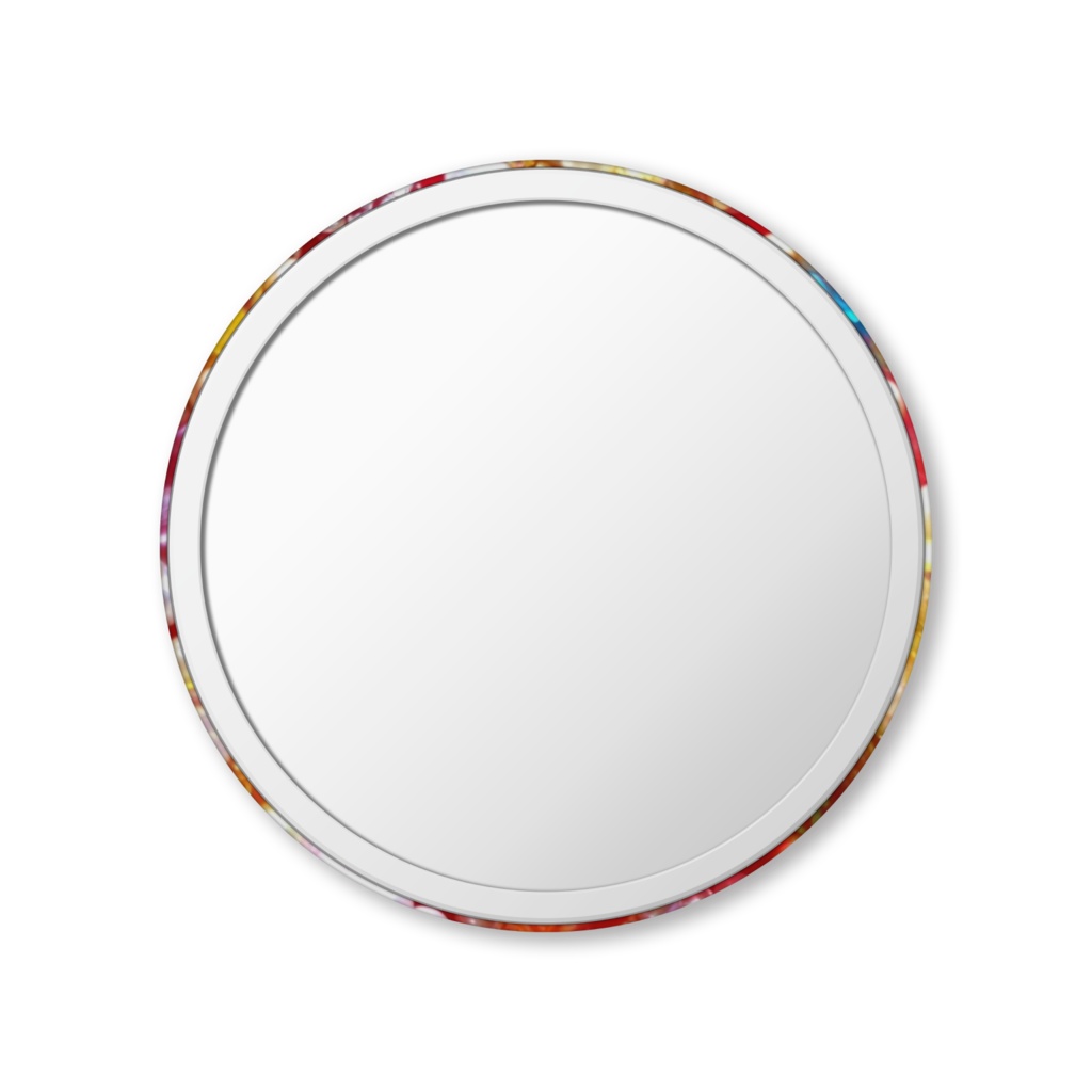 レトロ宝石 缶ミラー (75mm)