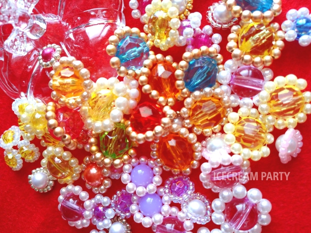 キラキラ宝石 スマホリング