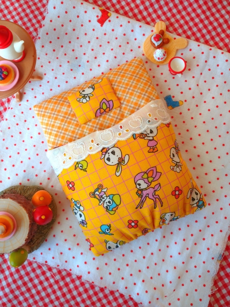 ポケット型おふとん(レトロアニマル)