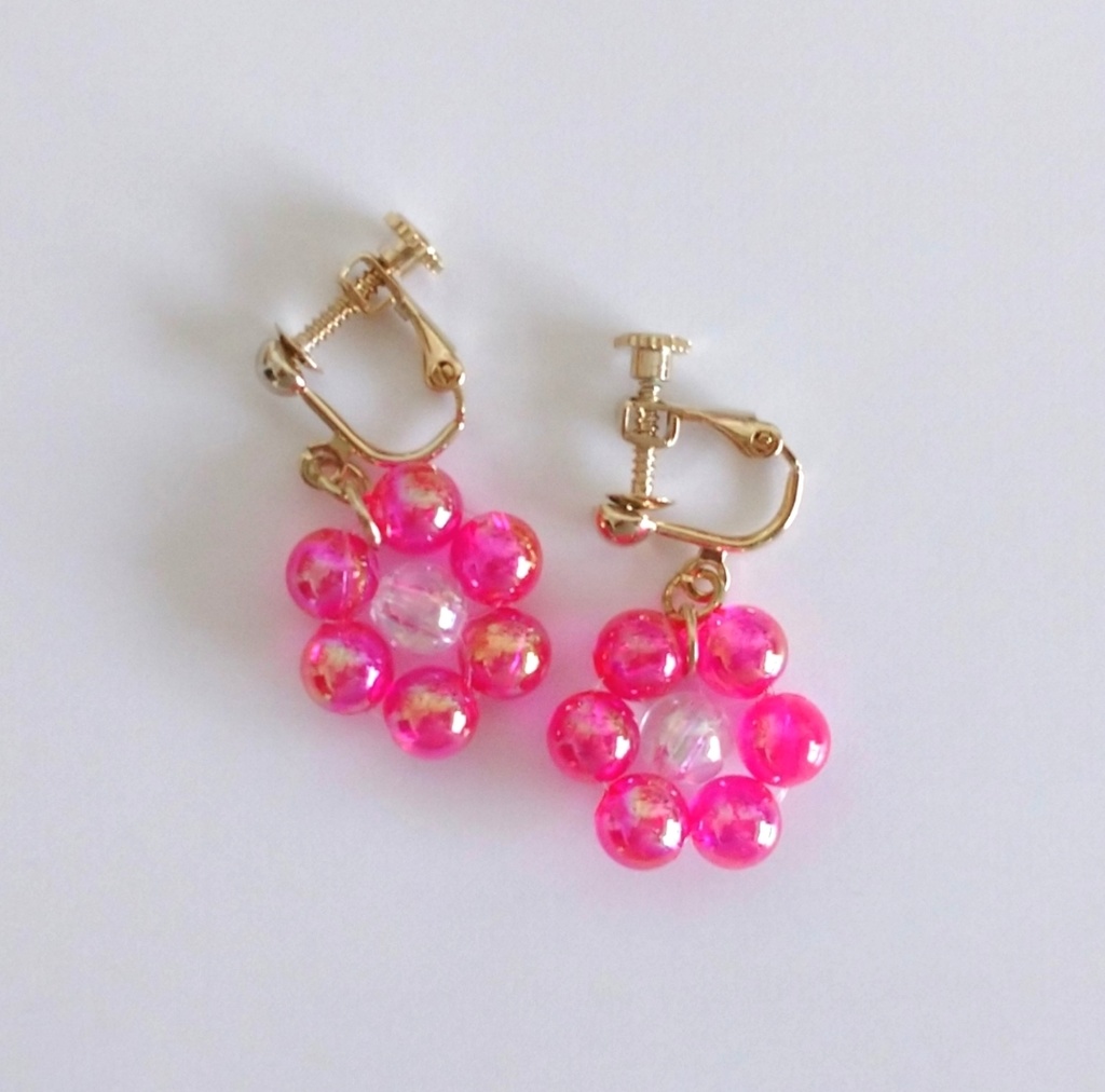 お花のイヤリング