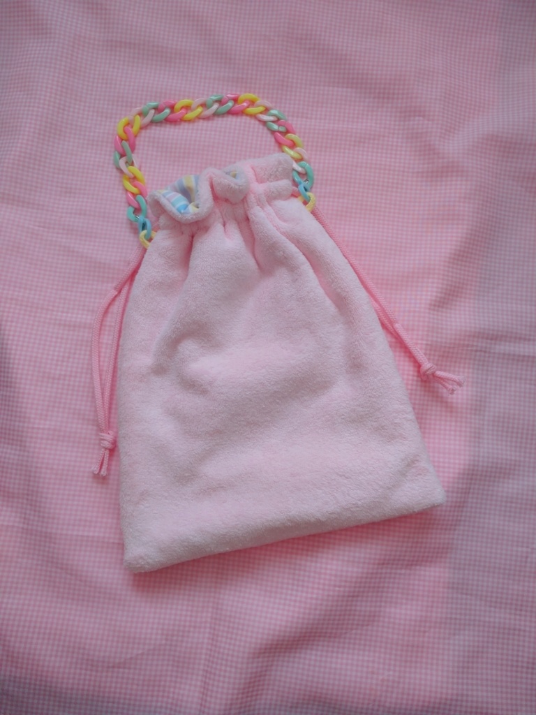 2way仕様のちょこっとおでかけ巾着バッグ