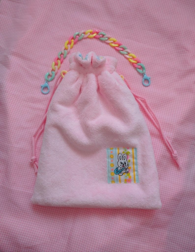 2way仕様のちょこっとおでかけ巾着バッグ