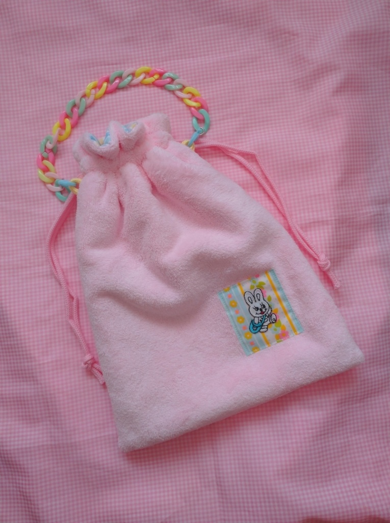 2way仕様のちょこっとおでかけ巾着バッグ