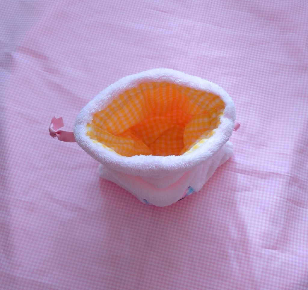 2way仕様のちょこっとおでかけ巾着バッグ(ミニ)