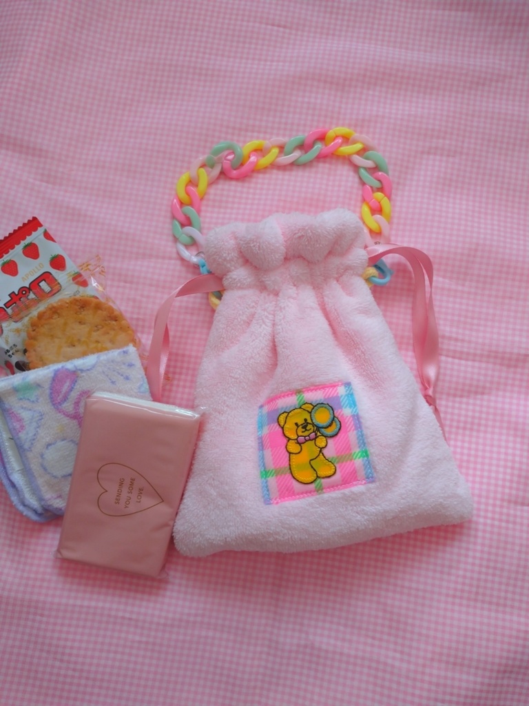 2way仕様のちょこっとおでかけ巾着バッグ(ミニ)