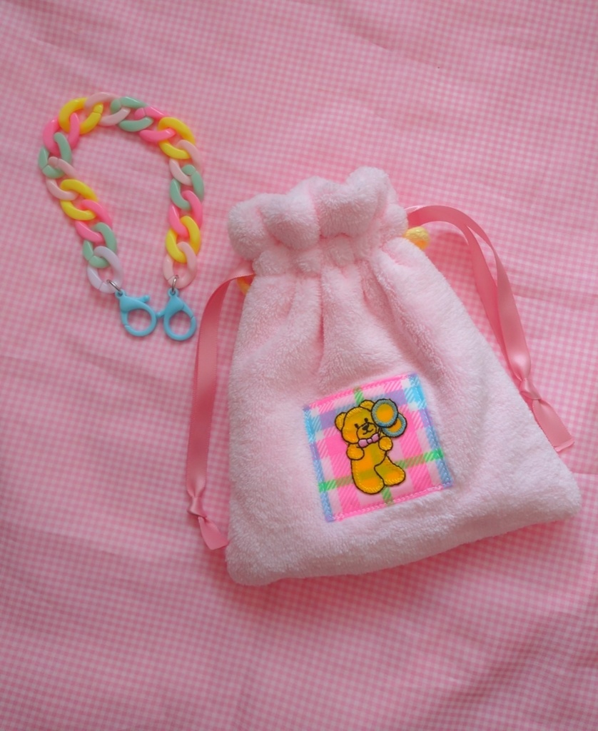 2way仕様のちょこっとおでかけ巾着バッグ(ミニ)