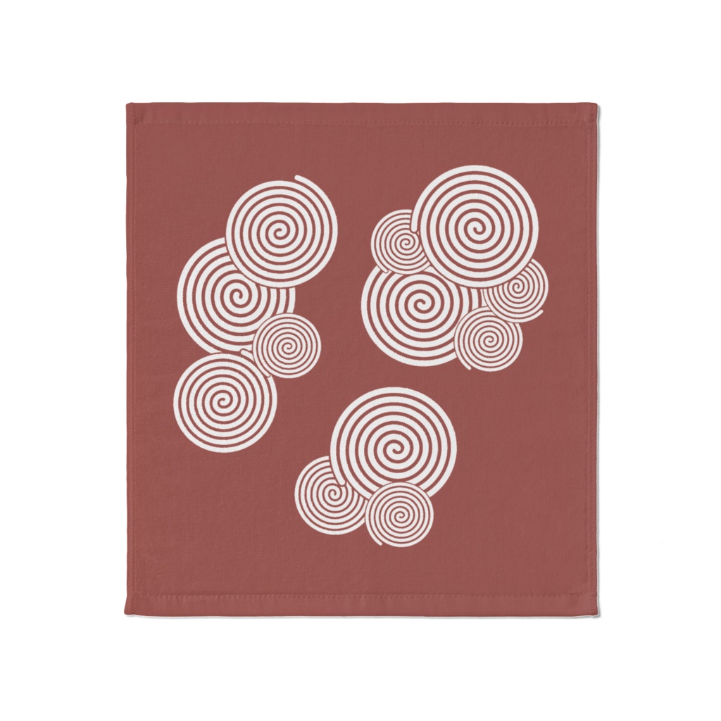 波紋集柄タオル