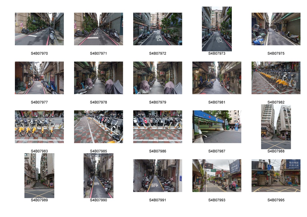 台湾・台北 街並み背景資料集:路地裏と生活感