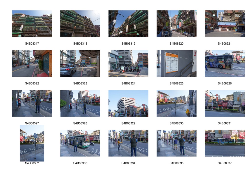台湾・台北 街並み背景資料集:路地裏と生活感