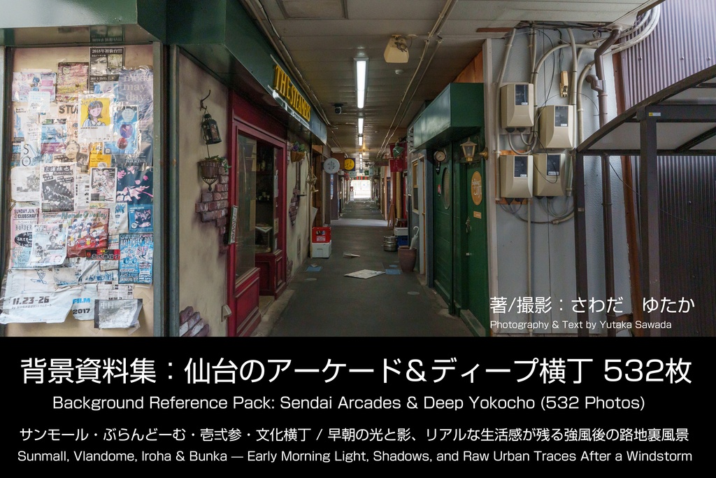 背景資料集:仙台のアーケード&ディープ横丁 532枚