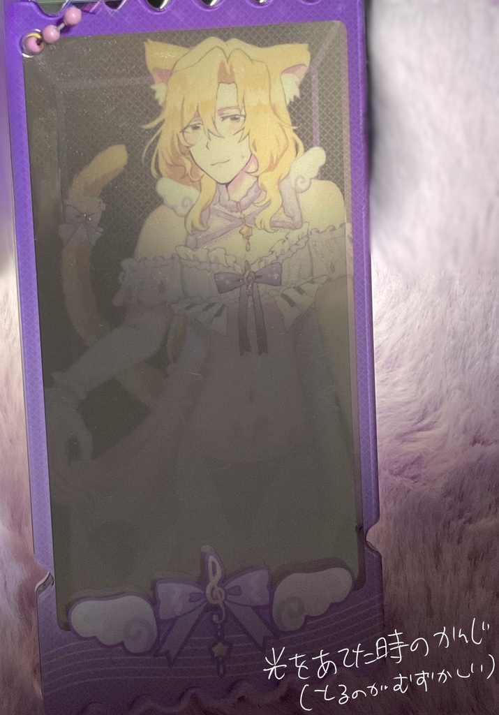 女装アクリルミラーチケットチャーム