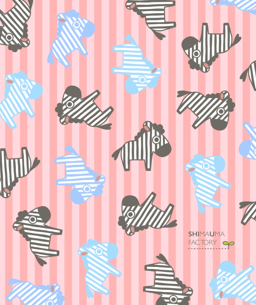 ころころしまうま(メガネ拭き)