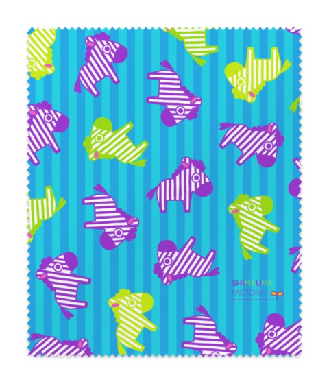 ころころしまうま(メガネ拭き)