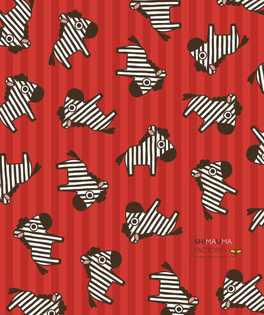 ころころしまうま(メガネ拭き)