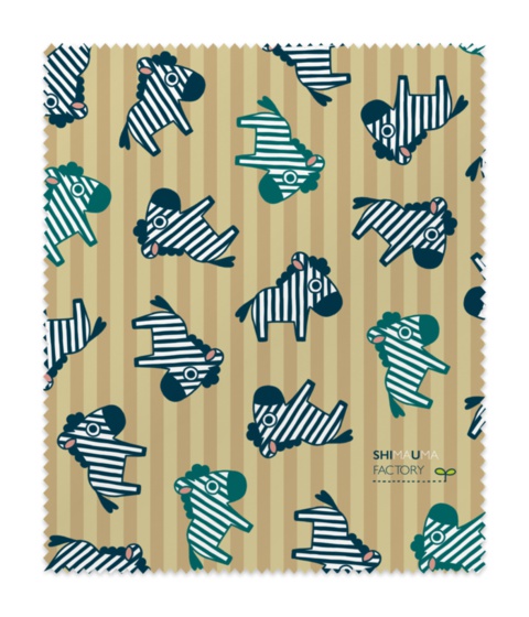 ころころしまうま(メガネ拭き)