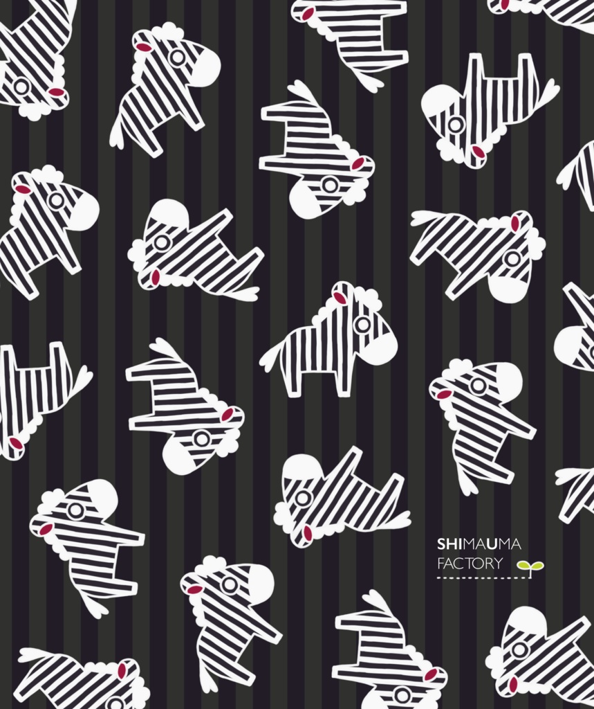 ころころしまうま(メガネ拭き)