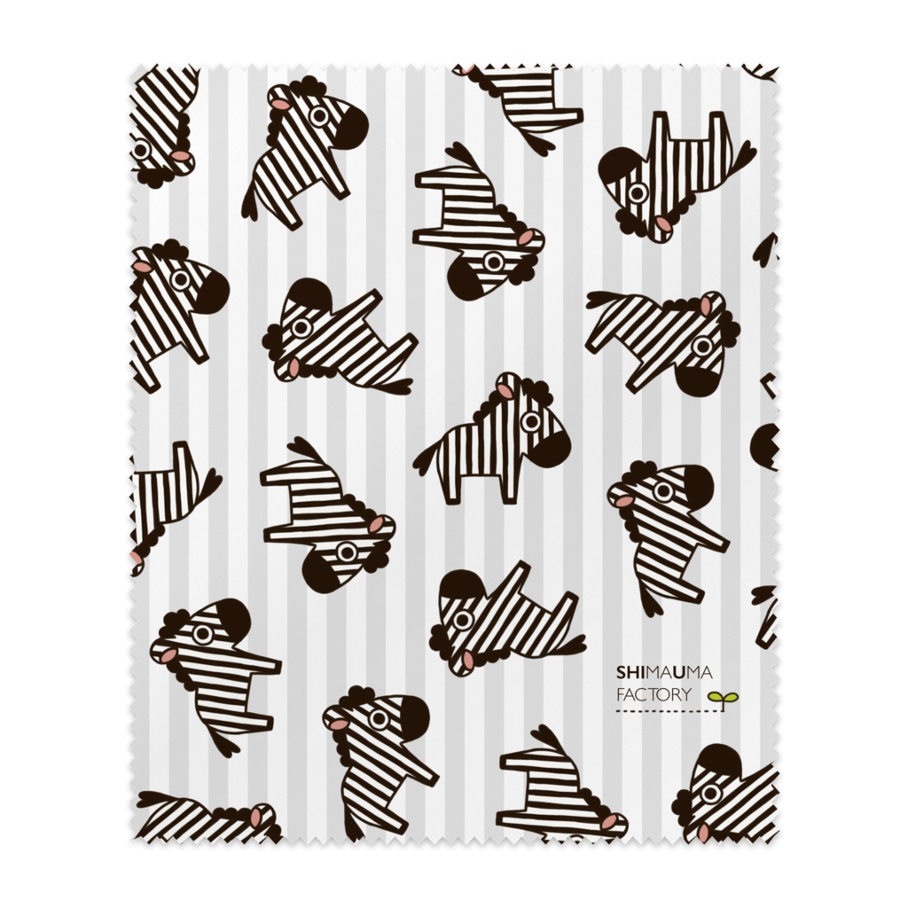 ころころしまうま(メガネ拭き)