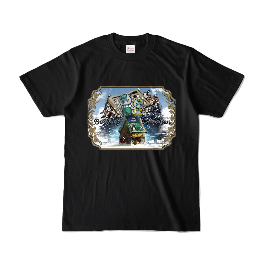 マイクラ肝試し2025Tシャツ【黒-ヘンゼルとグレーテル】