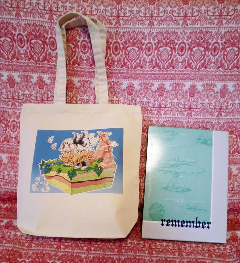 かわいいキャラのトートバッグM