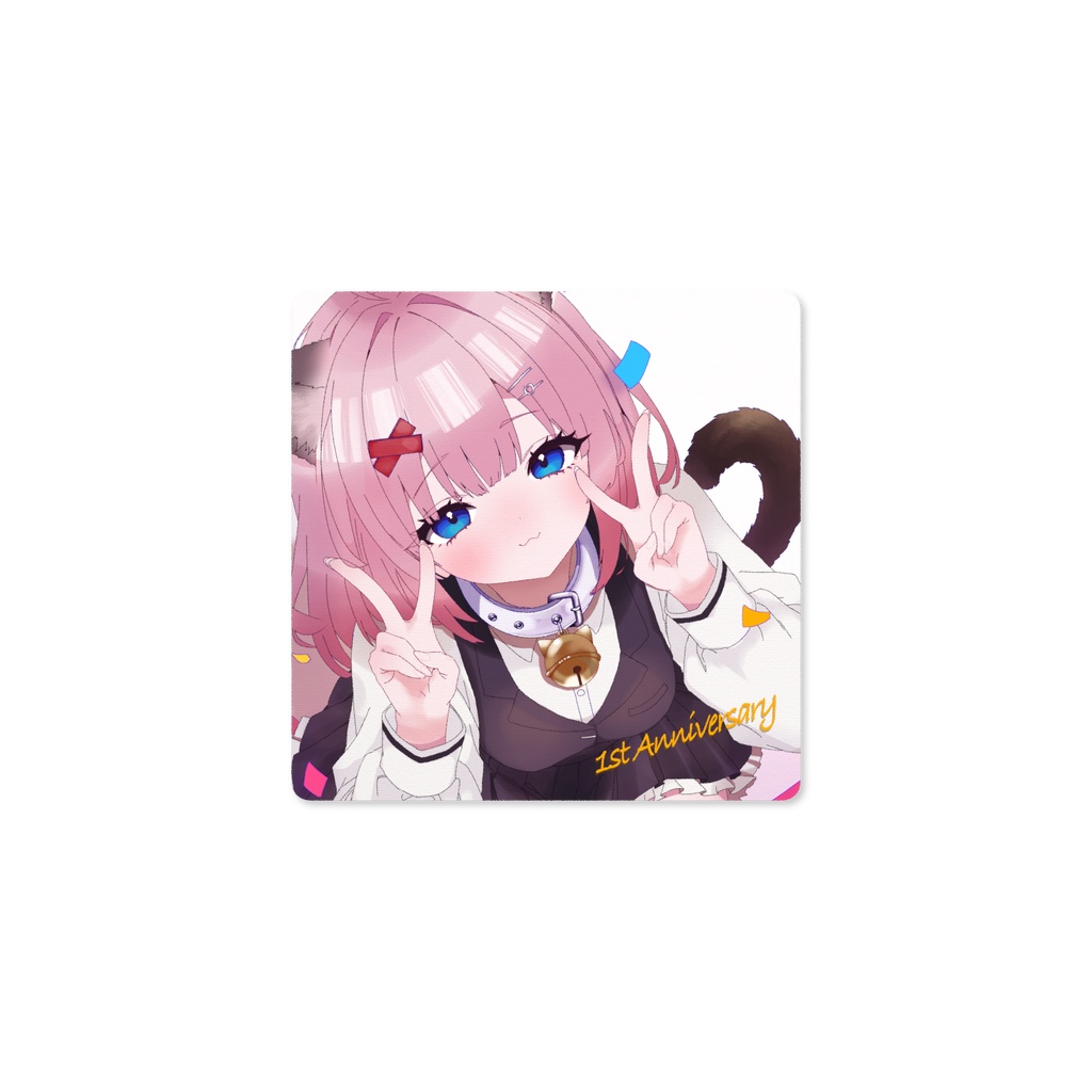 【天手にすも】1周年記念 プレイマット - 450 × 450mm