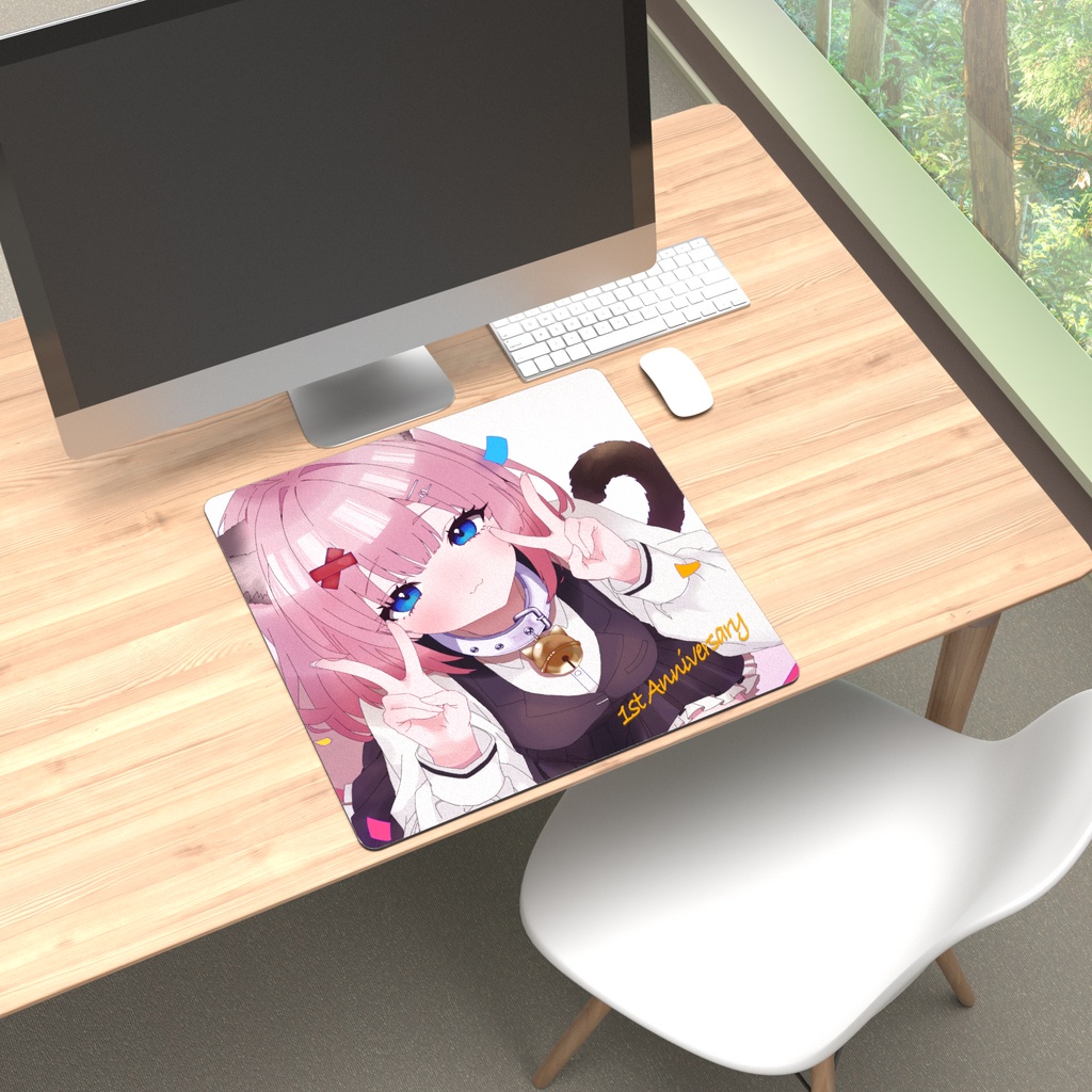 【天手にすも】1周年記念 プレイマット - 450 × 450mm