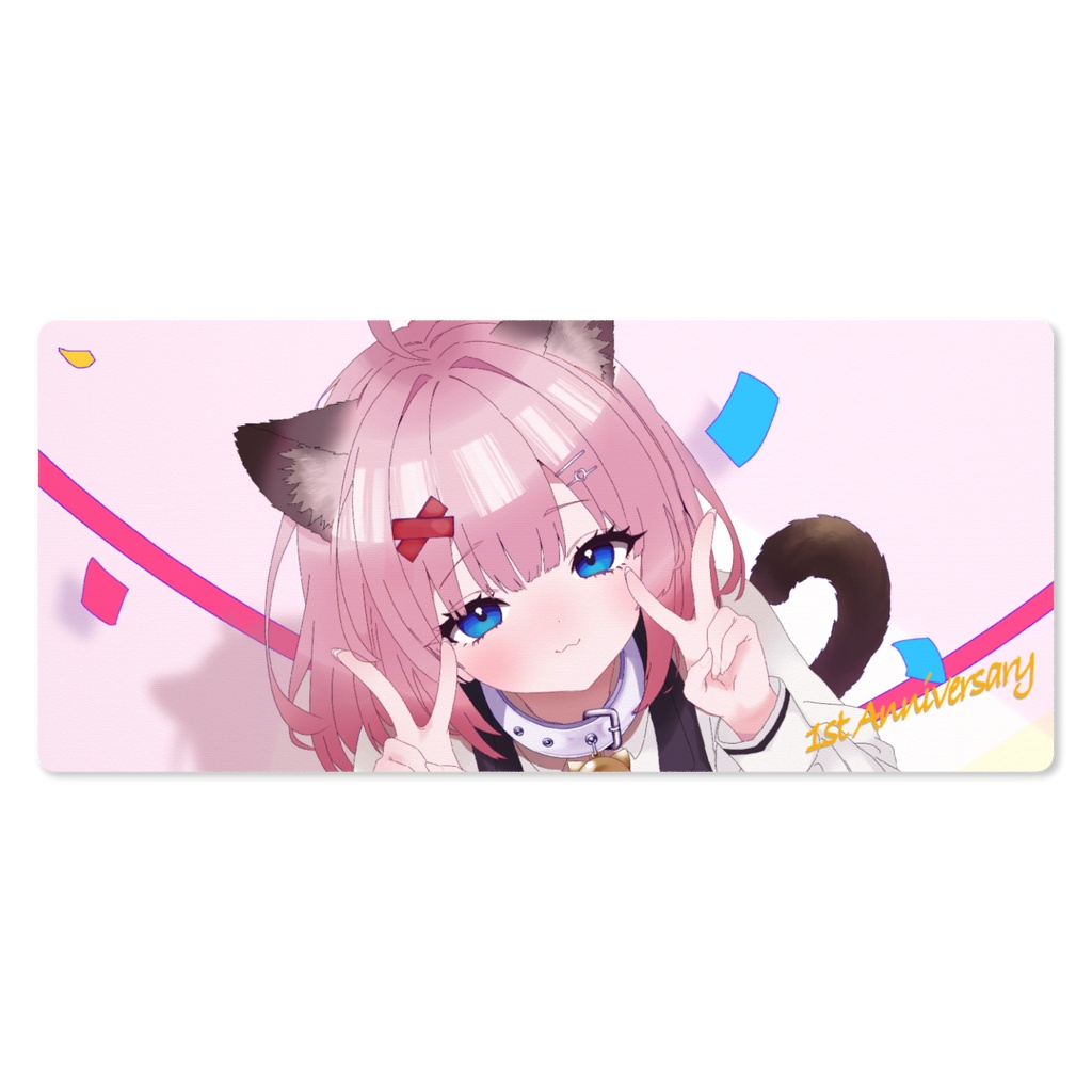 【天手にすも】1周年記念 プレイマット - 900 × 400mm
