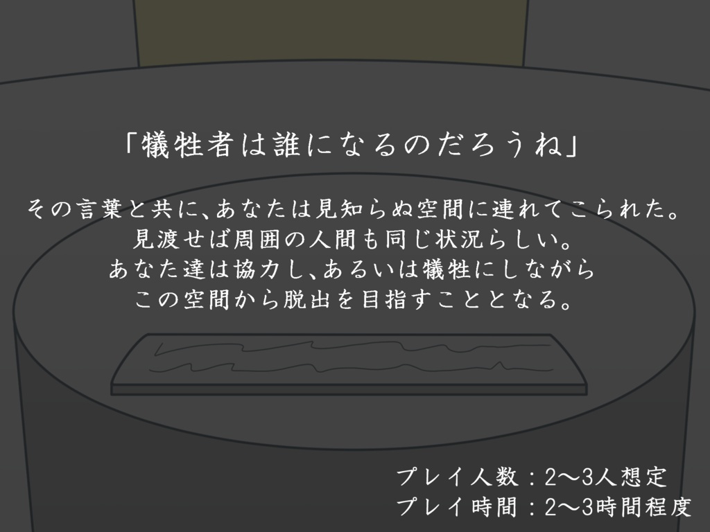 『犠牲者はお前だ』 クトゥルフ神話TRPGシナリオ