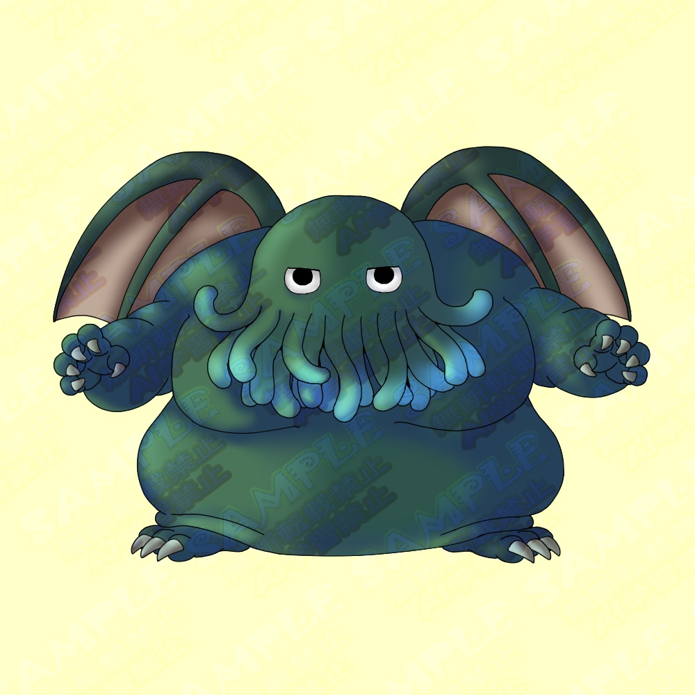 某RPG風クトゥルフ神話生物素材【10+2種】