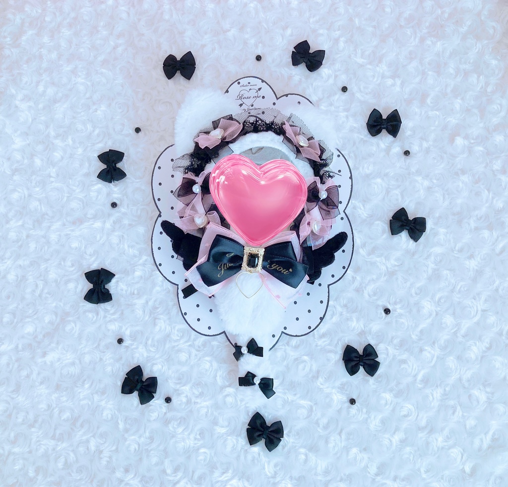 16cm ぬい服 堕天使 ねこちゃん ショルダー コスチューム 着ぐるみ