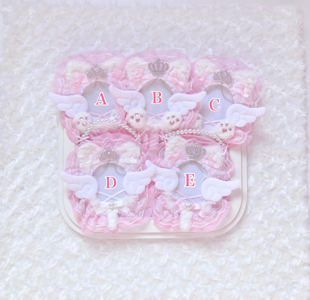 ねこみみ トレカケース ピンク B8 トレカサイズ