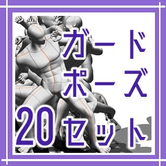 ガードポーズ画像集 20セット
