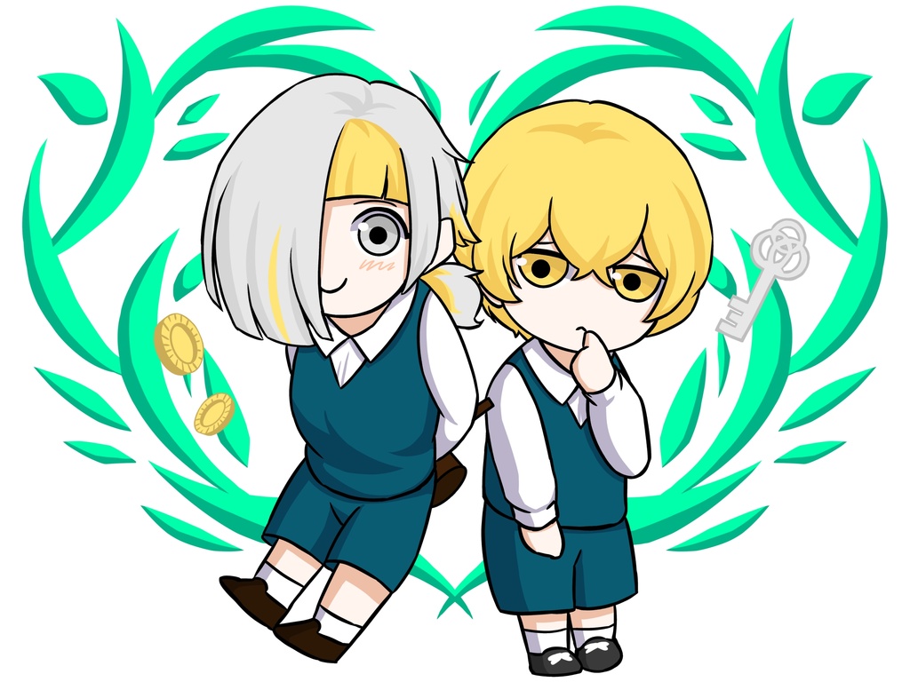 ラメ入りアクリルスタンド(学生クロシン)