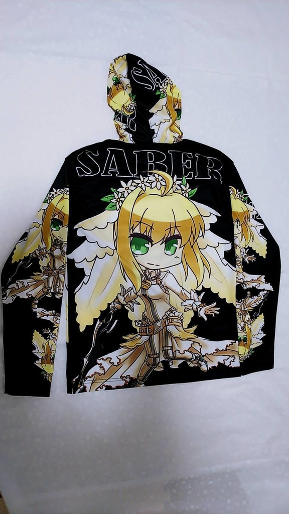 ネロ 長袖フード付フルカラーTシャツ ブライド