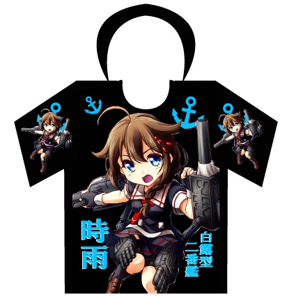 時雨 フード付フルカラーTシャツ