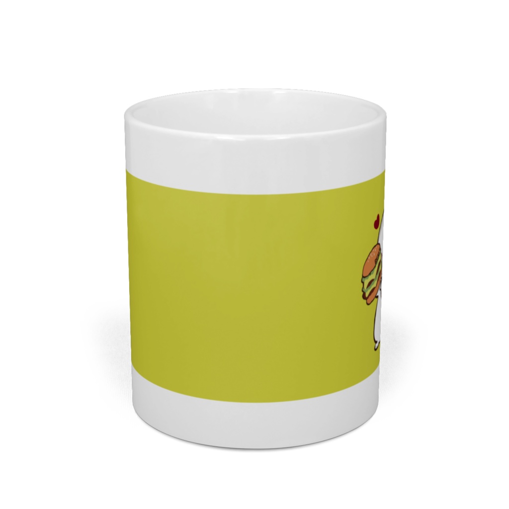 鮫島さめじ ハンバーガー大好きマグカップ