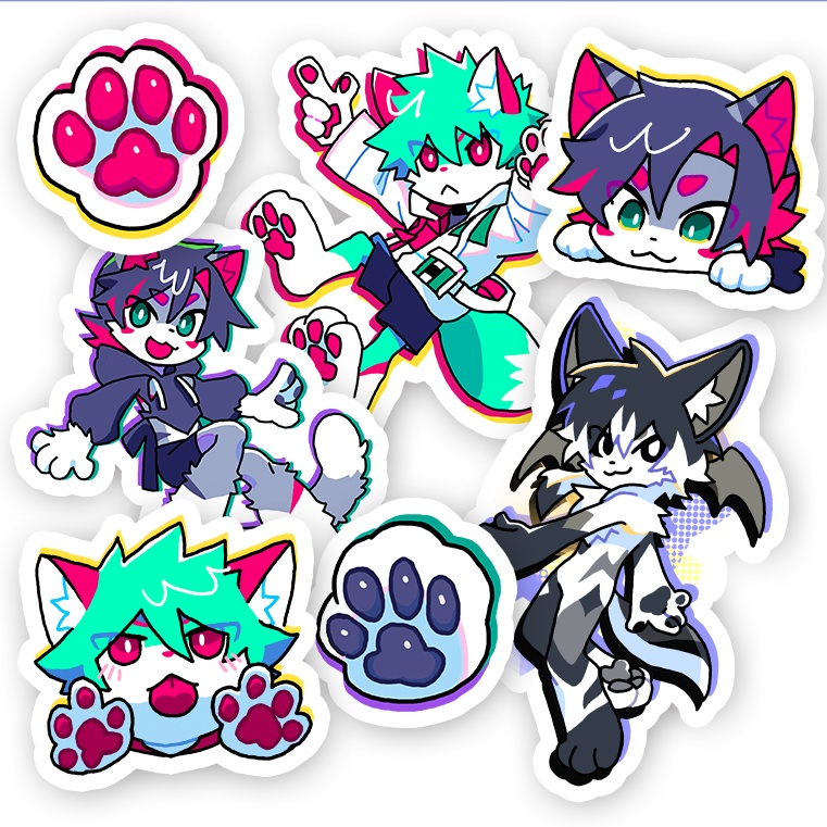 ステッカ７種セット