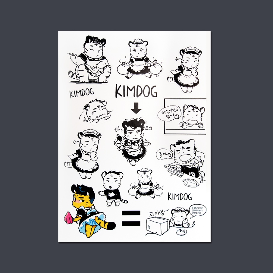 KIMDOGステッカー