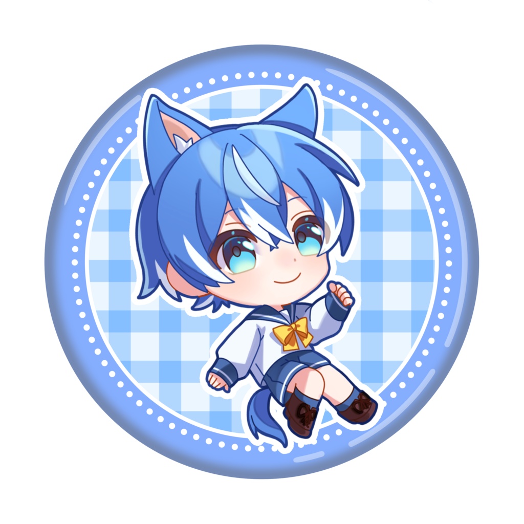 【限定価格】こはるの缶バッチ　セーラー服