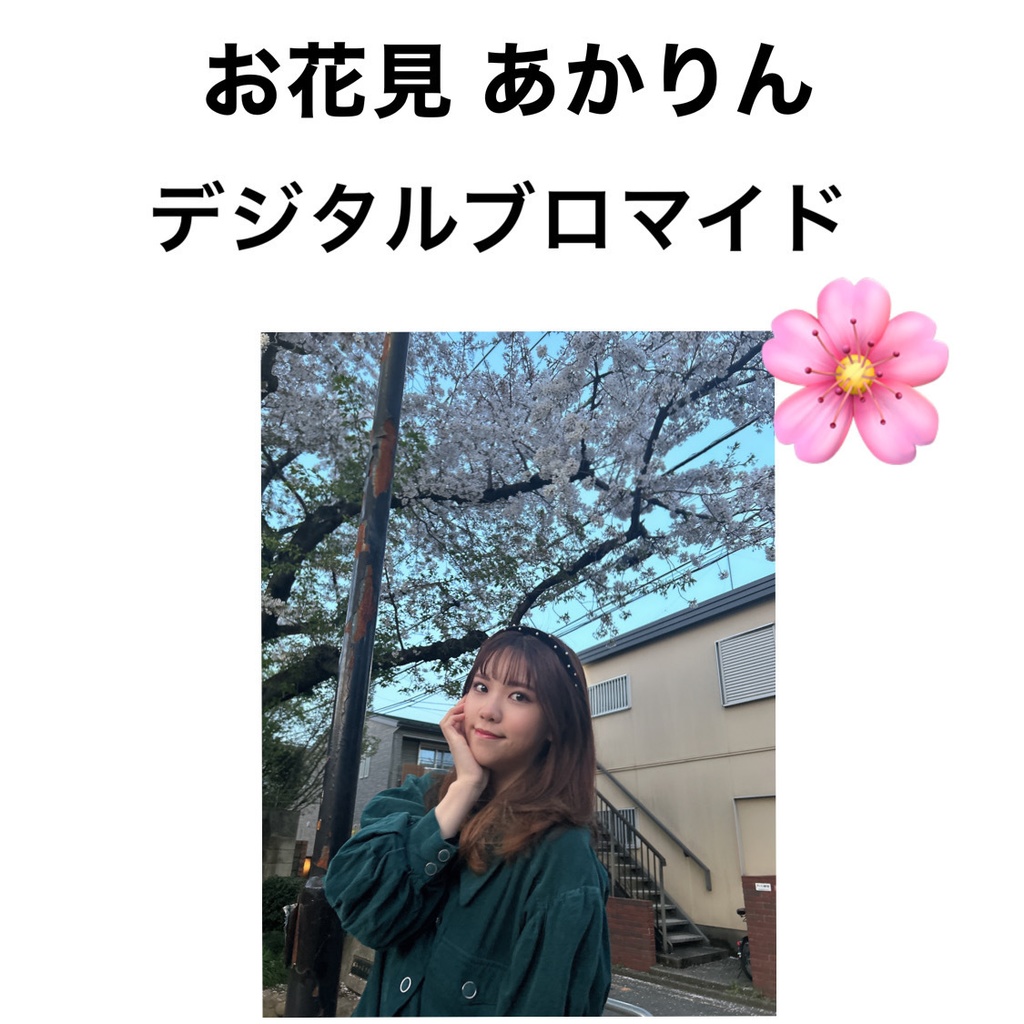 お花見 デジタルブロマイド