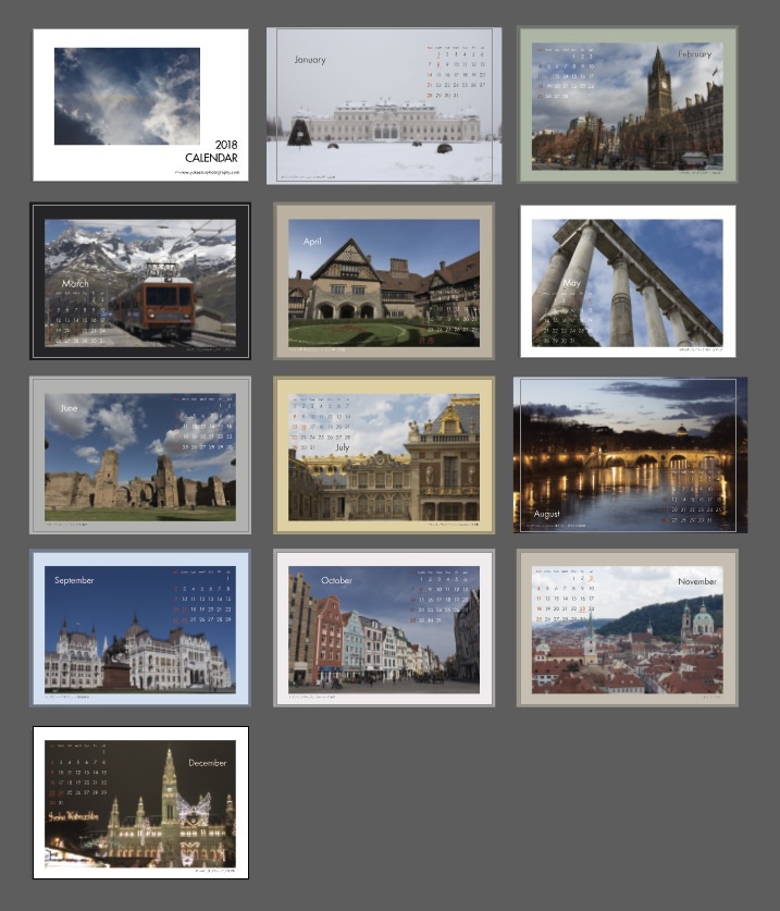 2018年カレンダー