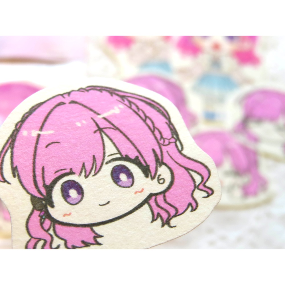 【常寝はな】ふわふわフレークシール