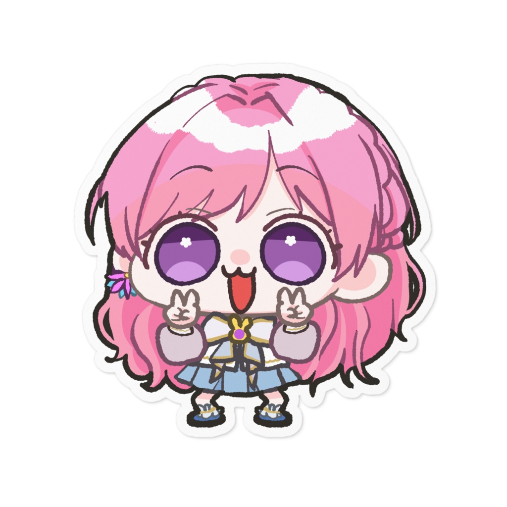 イェイイェイはなちゃんステッカー