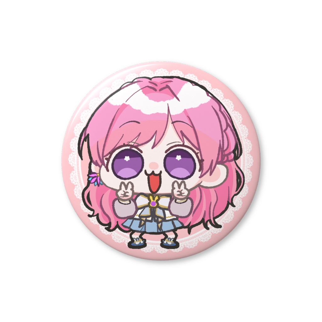 イェイイェイはなちゃん缶バッジ（44mm）