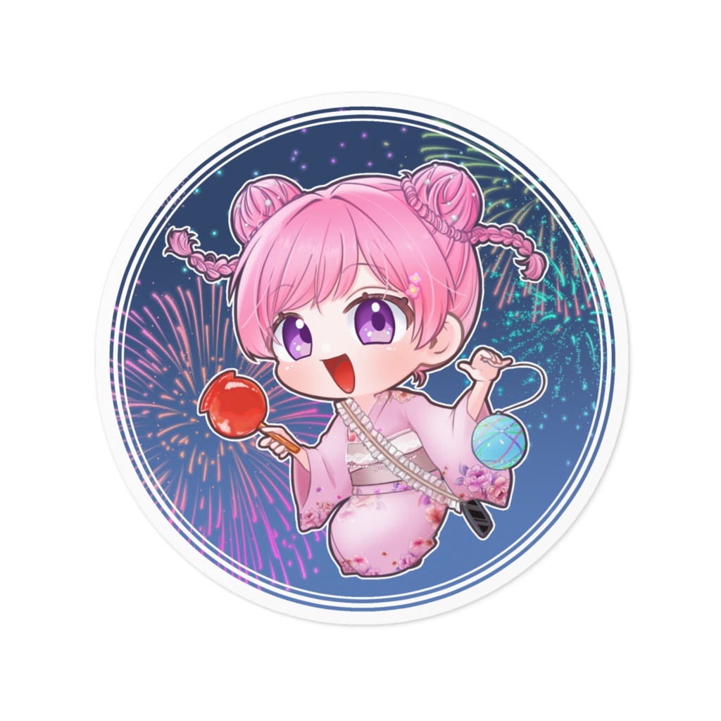 はなちゃんの夏休みステッカー