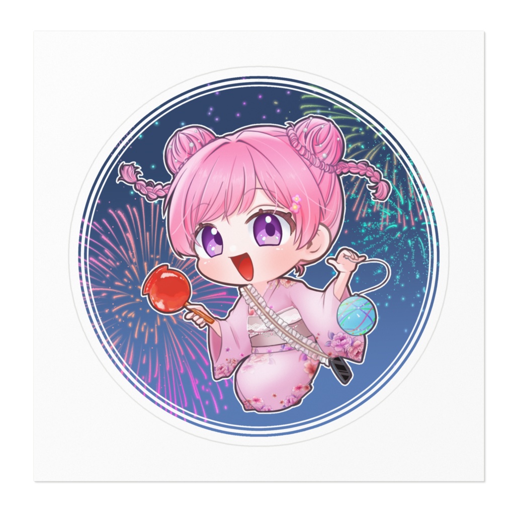 はなちゃんの夏休みステッカー