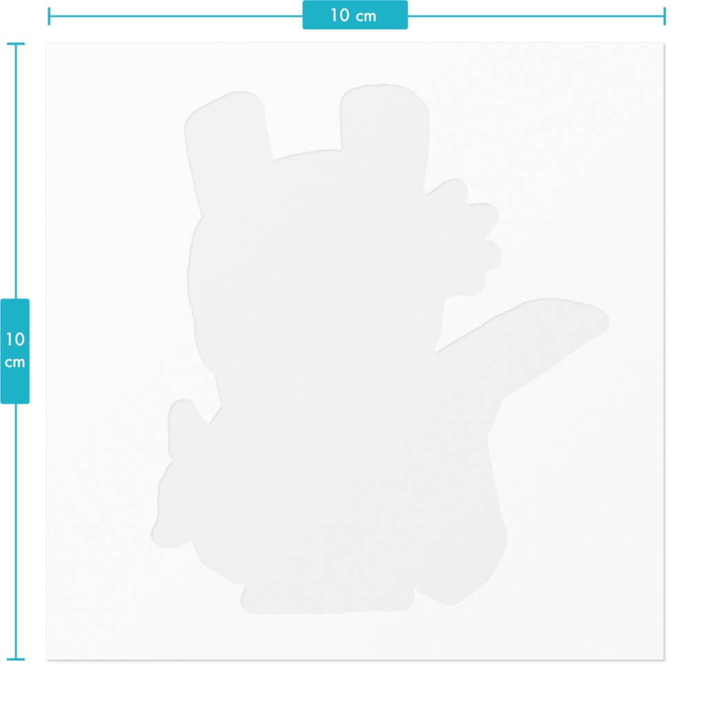 ヤケクソうさ子はじめてステッカー