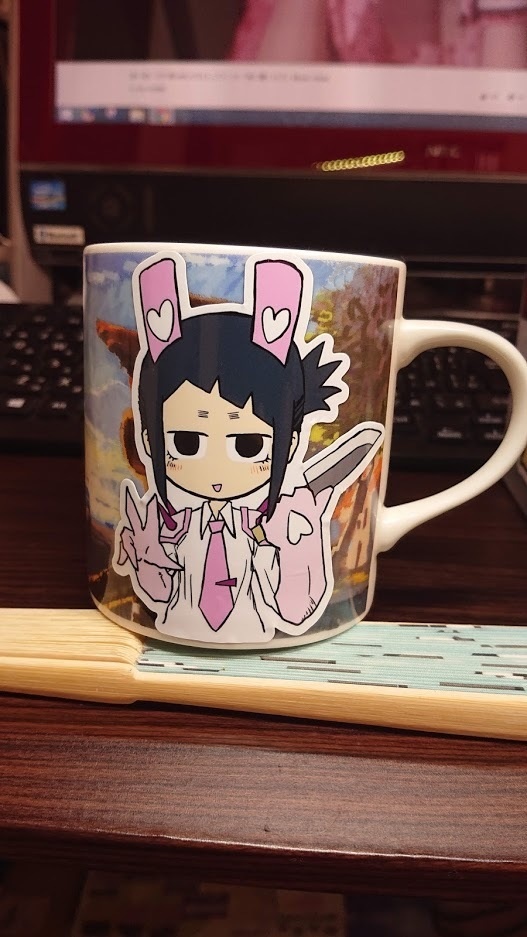 ヤケクソうさ子はじめてステッカー