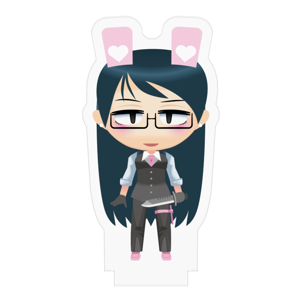 スーペリアうさ江アクリル板【シゴト】