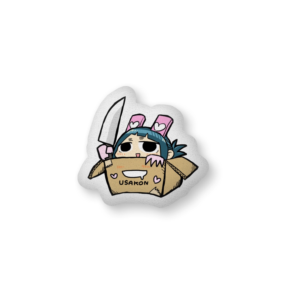 ヤケうさ定期便クッション